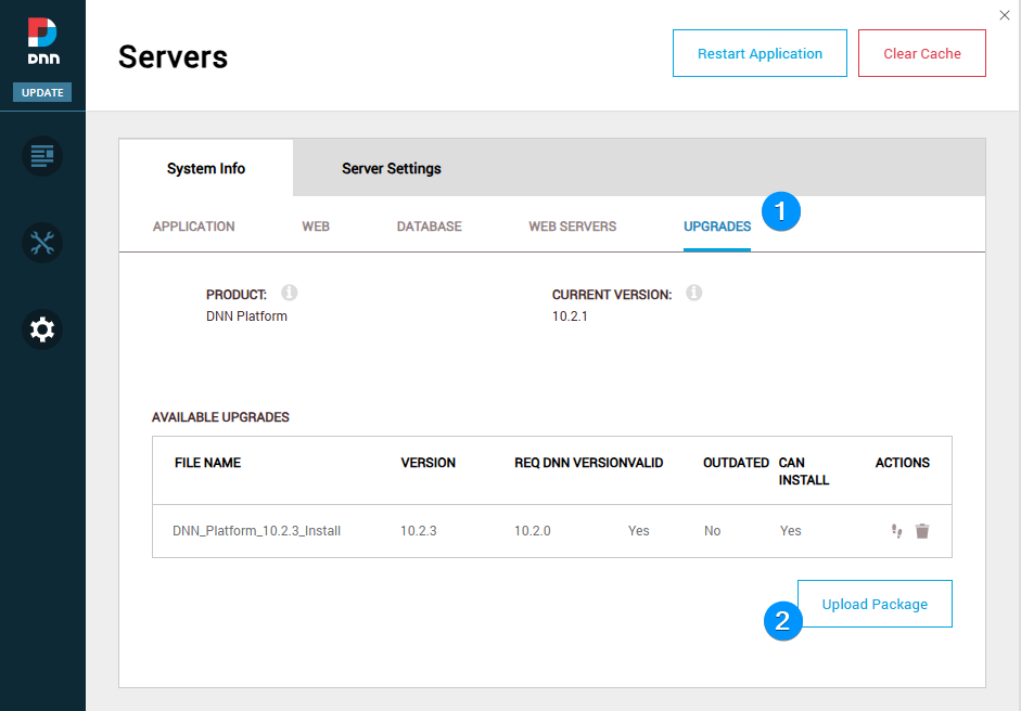 DNN New Upgrade Process