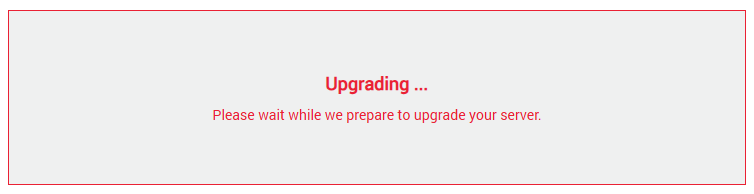 Upgrading...
